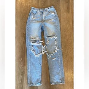 American eagle high waisted mom jeans